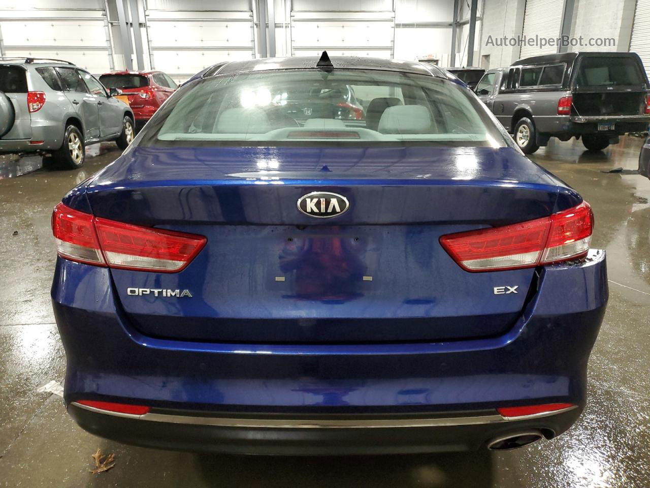 2017 Kia Optima Ex Blue vin: 5XXGU4L32HG152033