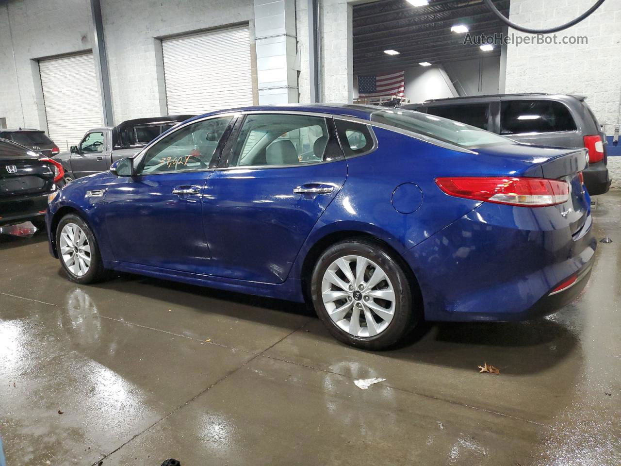 2017 Kia Optima Ex Blue vin: 5XXGU4L32HG152033