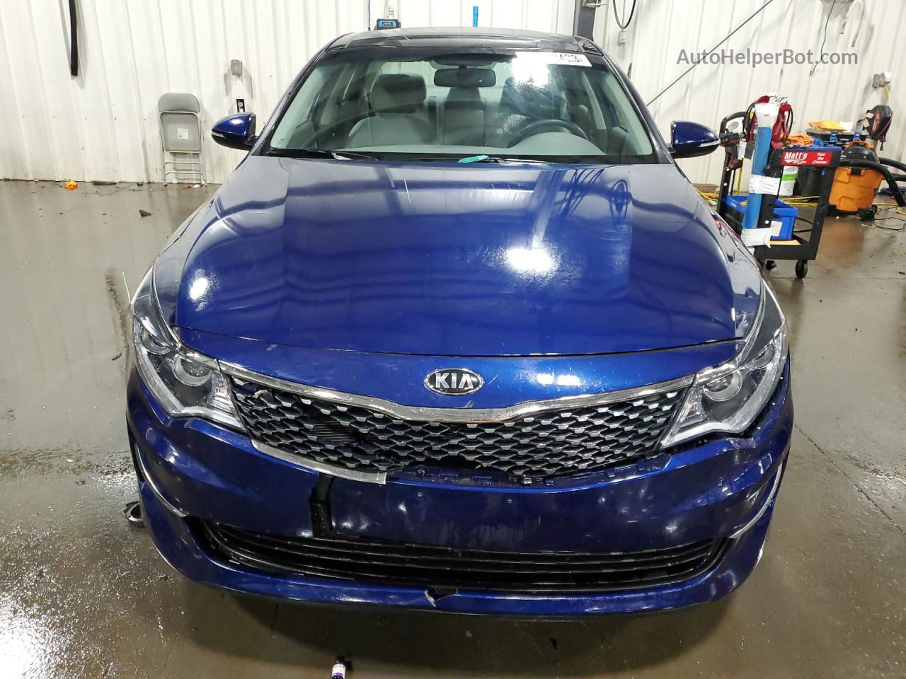 2017 Kia Optima Ex Blue vin: 5XXGU4L32HG152033