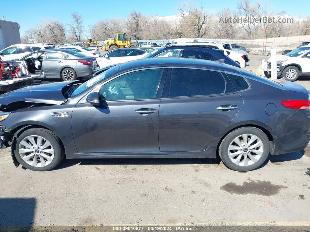 2017 Kia Optima Ex Gray vin: 5XXGU4L32HG161508