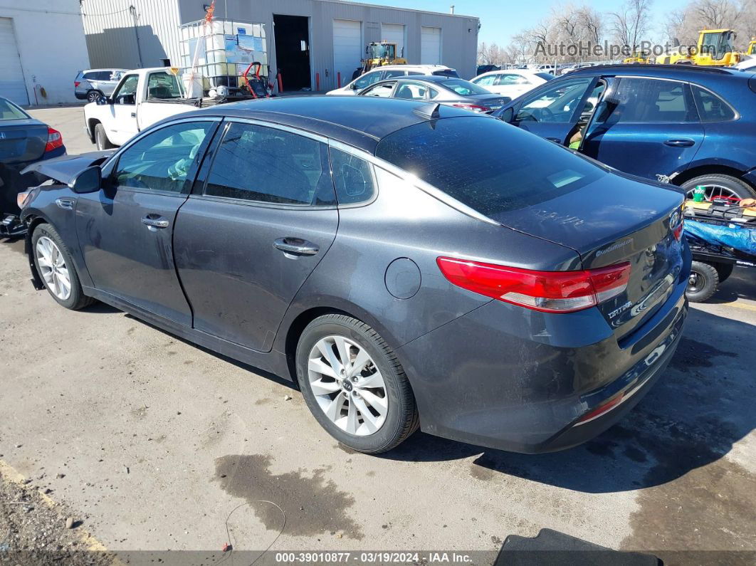 2017 Kia Optima Ex Gray vin: 5XXGU4L32HG161508