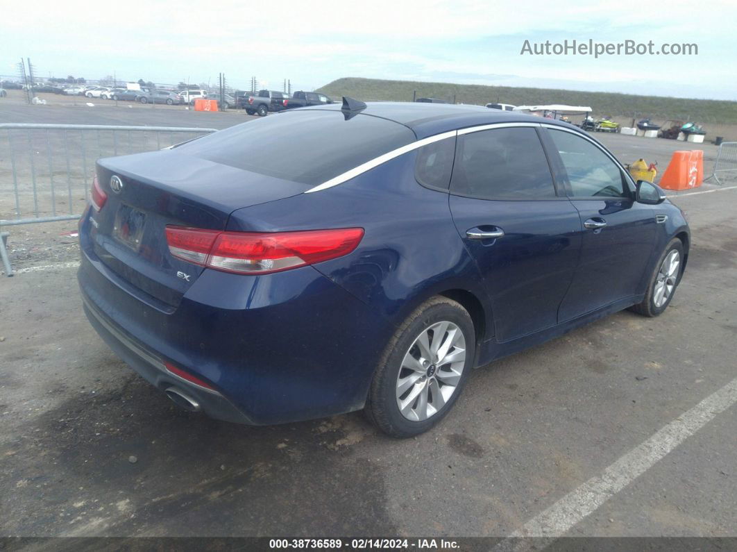 2017 Kia Optima Ex Blue vin: 5XXGU4L32HG162741