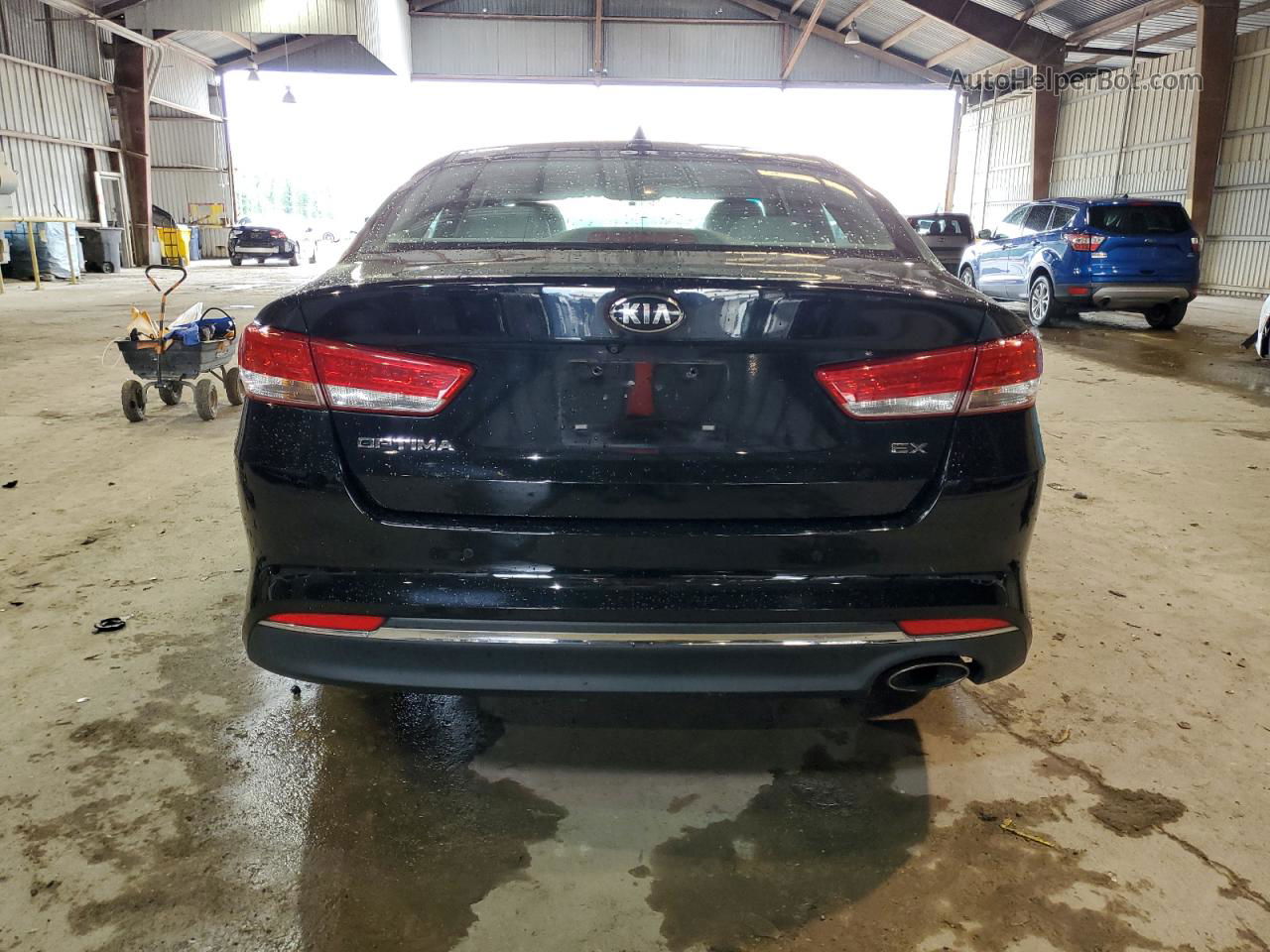 2018 Kia Optima Ex Черный vin: 5XXGU4L32JG248492