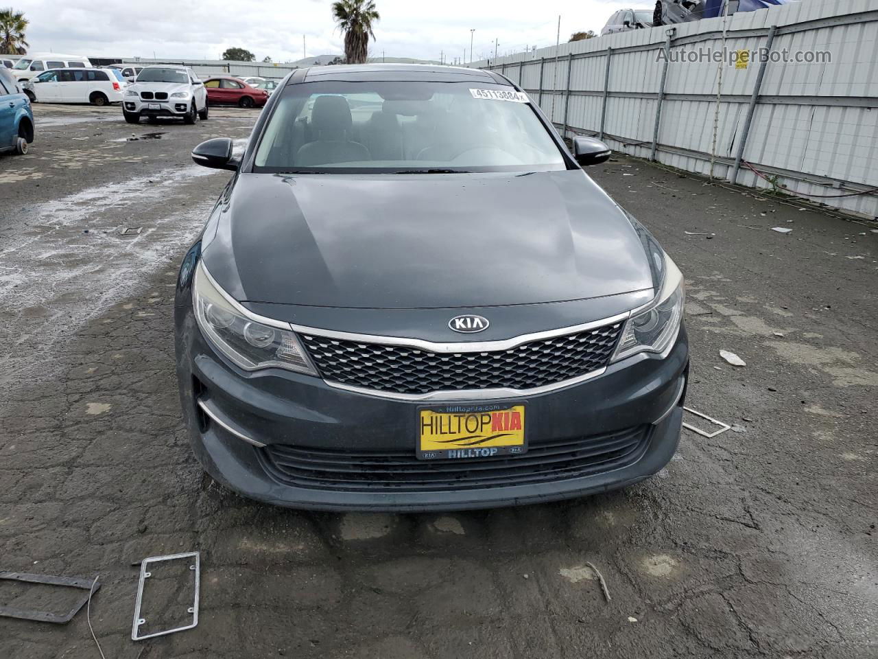 2016 Kia Optima Ex Gray vin: 5XXGU4L33GG007047