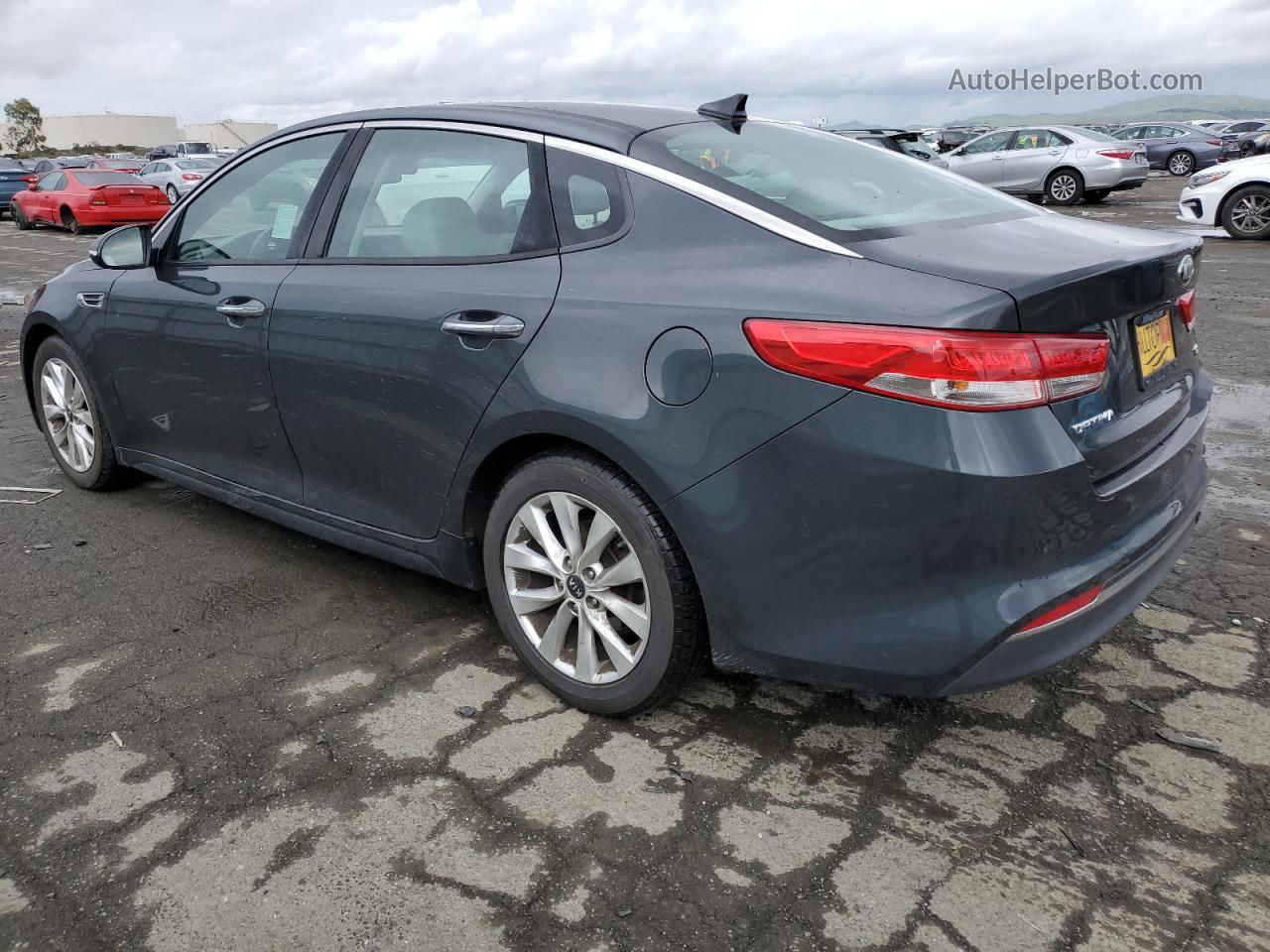 2016 Kia Optima Ex Gray vin: 5XXGU4L33GG007047