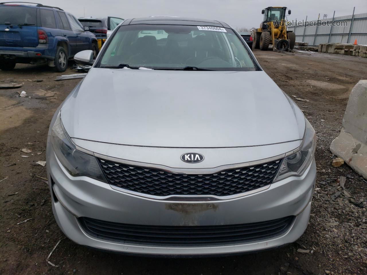 2016 Kia Optima Ex Silver vin: 5XXGU4L33GG064588