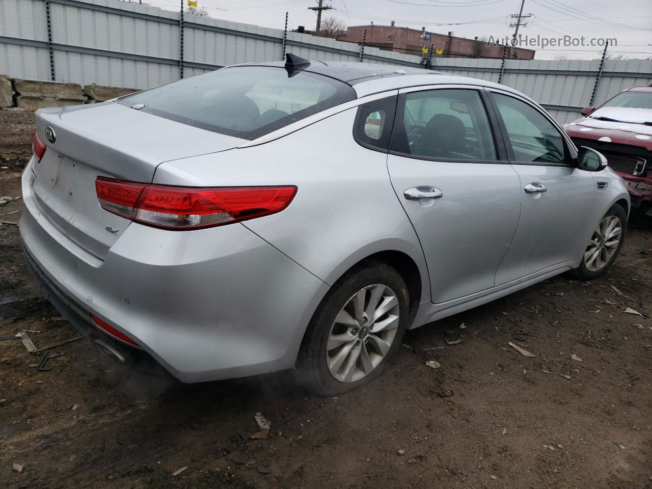 2016 Kia Optima Ex Silver vin: 5XXGU4L33GG064588