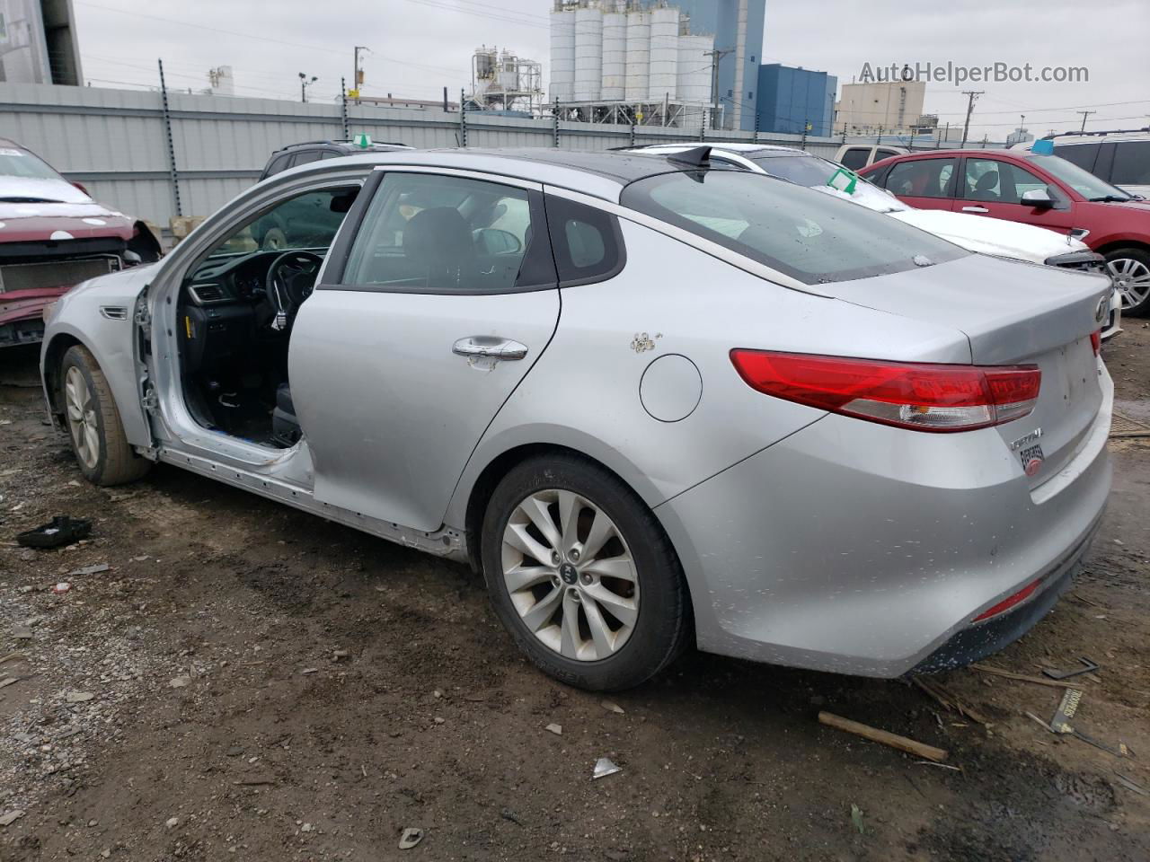 2016 Kia Optima Ex Silver vin: 5XXGU4L33GG064588