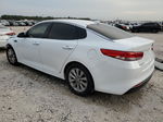 2018 Kia Optima Ex White vin: 5XXGU4L33JG206218