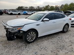 2018 Kia Optima Ex White vin: 5XXGU4L33JG206218