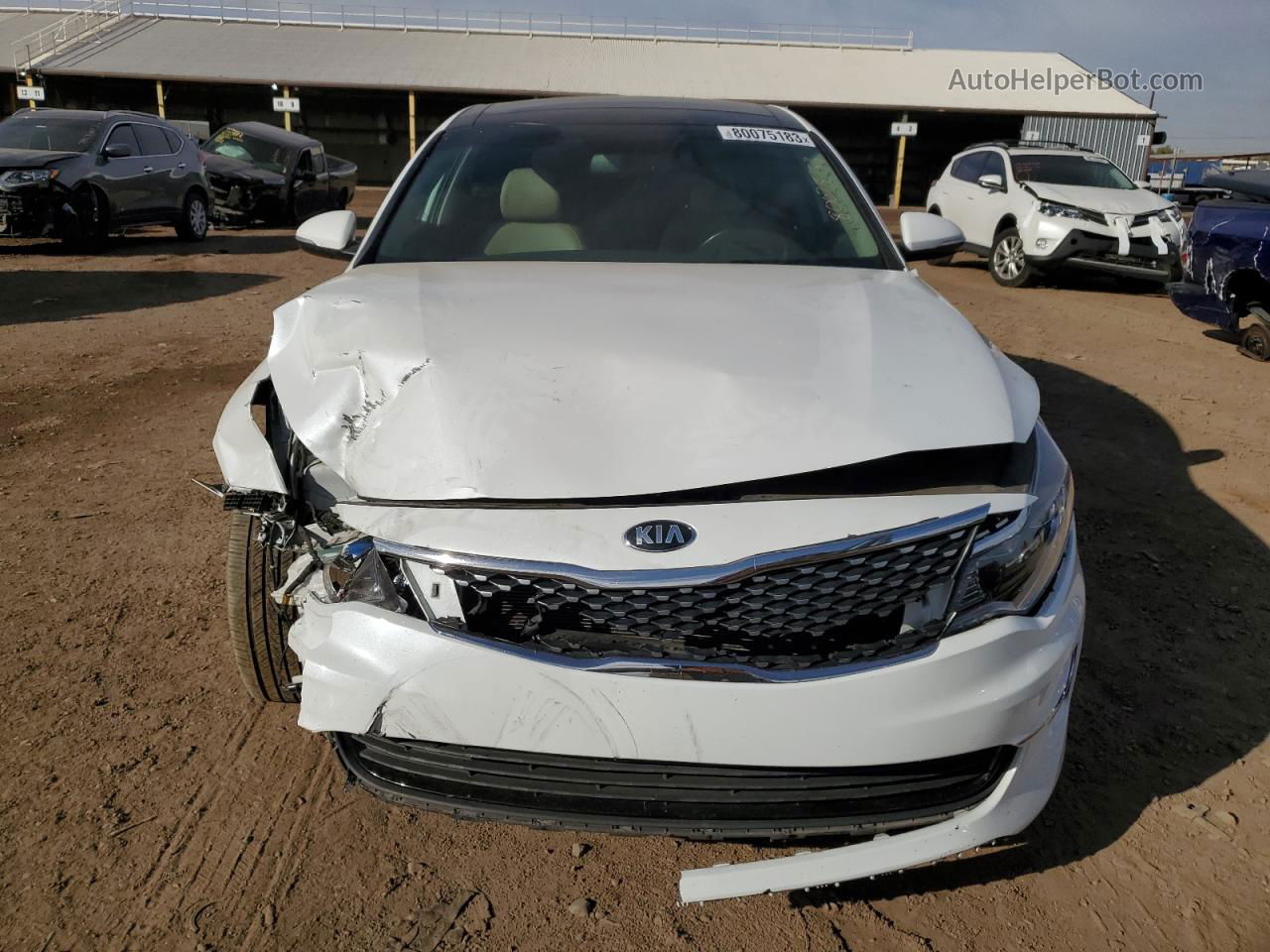 2018 Kia Optima Ex Белый vin: 5XXGU4L33JG213864