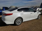 2018 Kia Optima Ex White vin: 5XXGU4L33JG213864