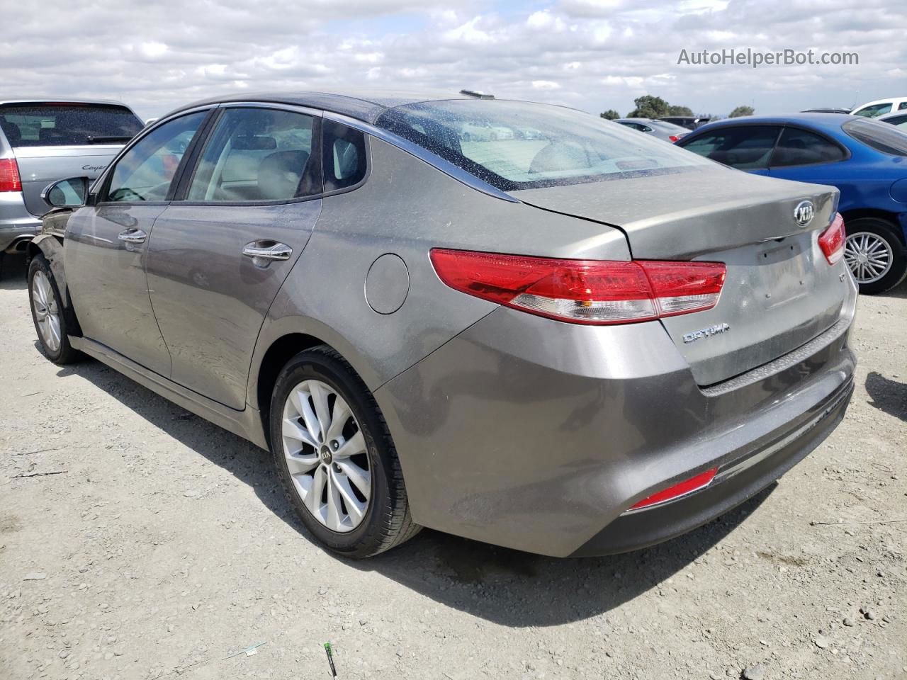 2016 Kia Optima Ex Gray vin: 5XXGU4L34GG076586