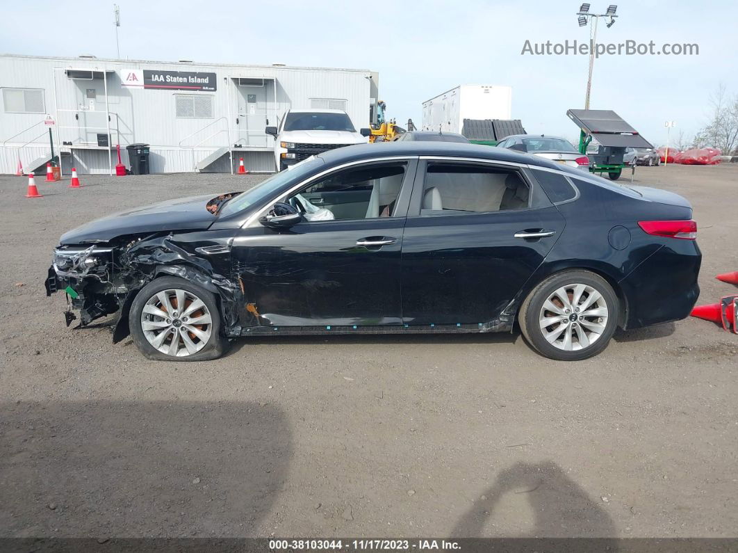 2016 Kia Optima Ex Черный vin: 5XXGU4L34GG078774