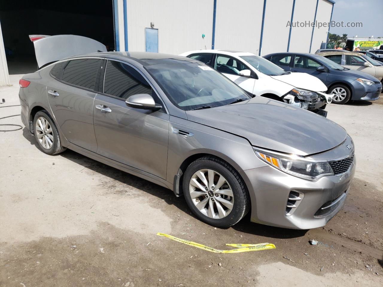 2017 Kia Optima Ex Silver vin: 5XXGU4L34HG126503