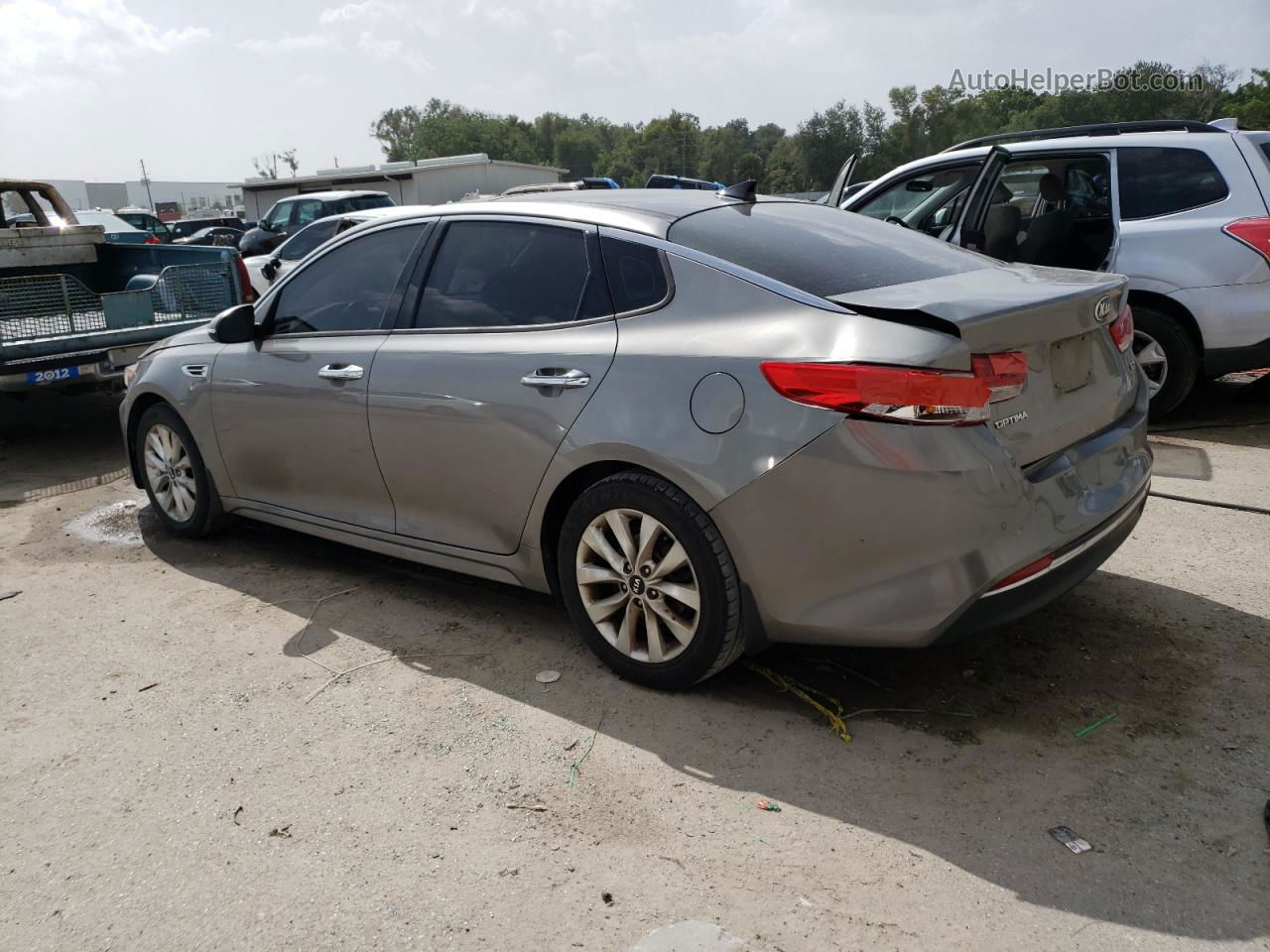 2017 Kia Optima Ex Silver vin: 5XXGU4L34HG126503