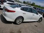 2018 Kia Optima Ex White vin: 5XXGU4L34JG220287