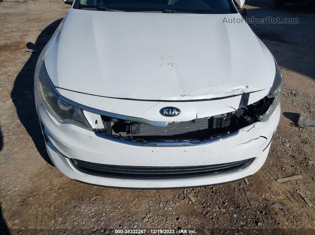 2016 Kia Optima Ex White vin: 5XXGU4L35GG106663