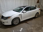 2016 Kia Optima Ex White vin: 5XXGU4L35GG106730