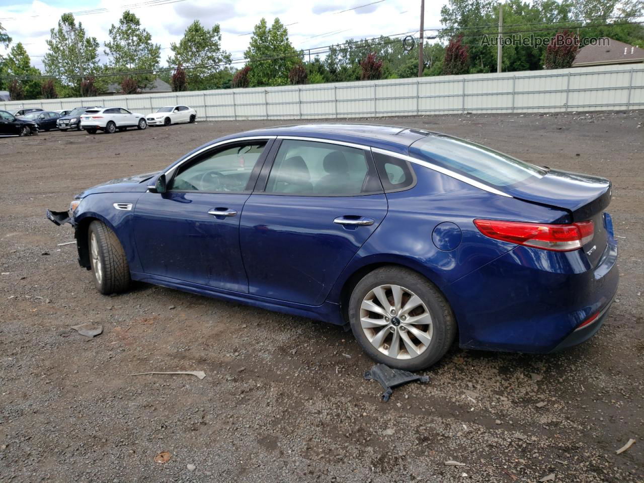 2016 Kia Optima Ex Синий vin: 5XXGU4L35GG110633