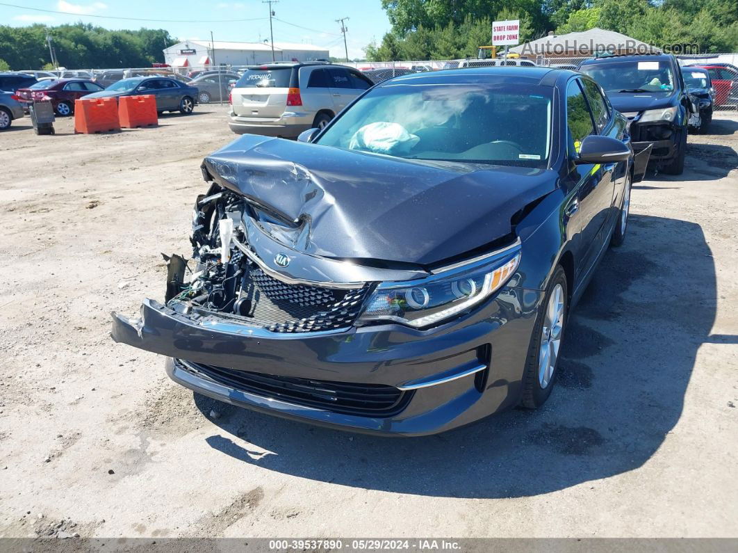 2017 Kia Optima Ex Gray vin: 5XXGU4L35HG149806