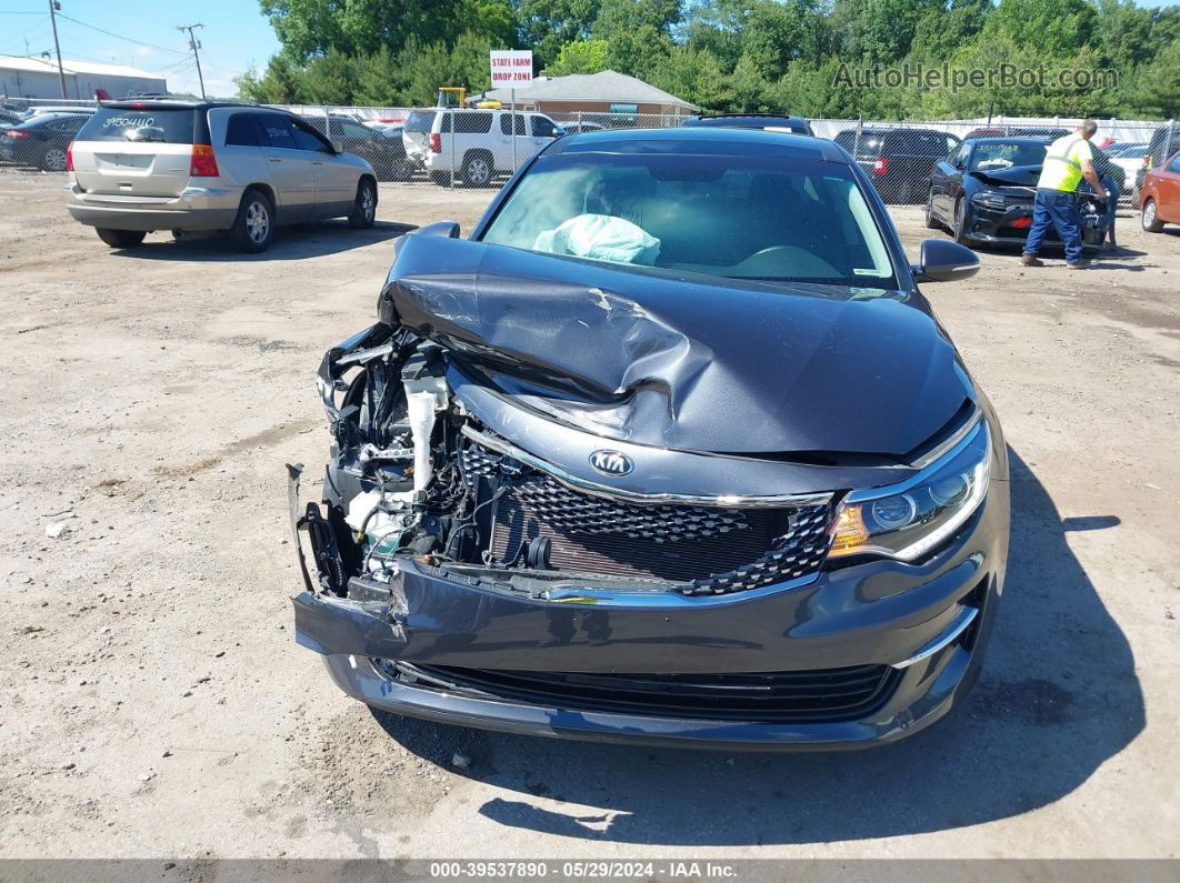 2017 Kia Optima Ex Gray vin: 5XXGU4L35HG149806