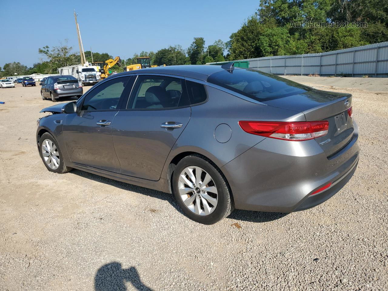 2018 Kia Optima Ex Silver vin: 5XXGU4L35JG234649