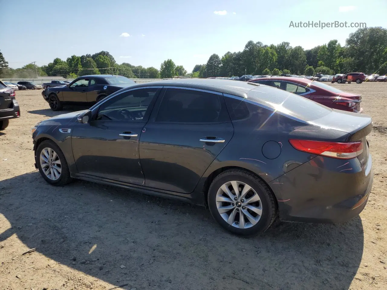 2016 Kia Optima Ex Gray vin: 5XXGU4L36GG003977