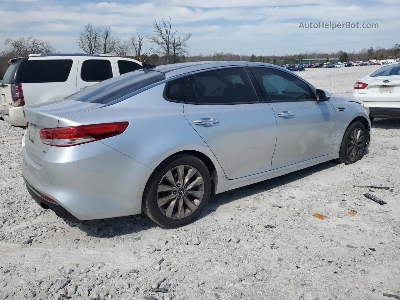 2016 Kia Optima Ex Gray vin: 5XXGU4L36GG005177