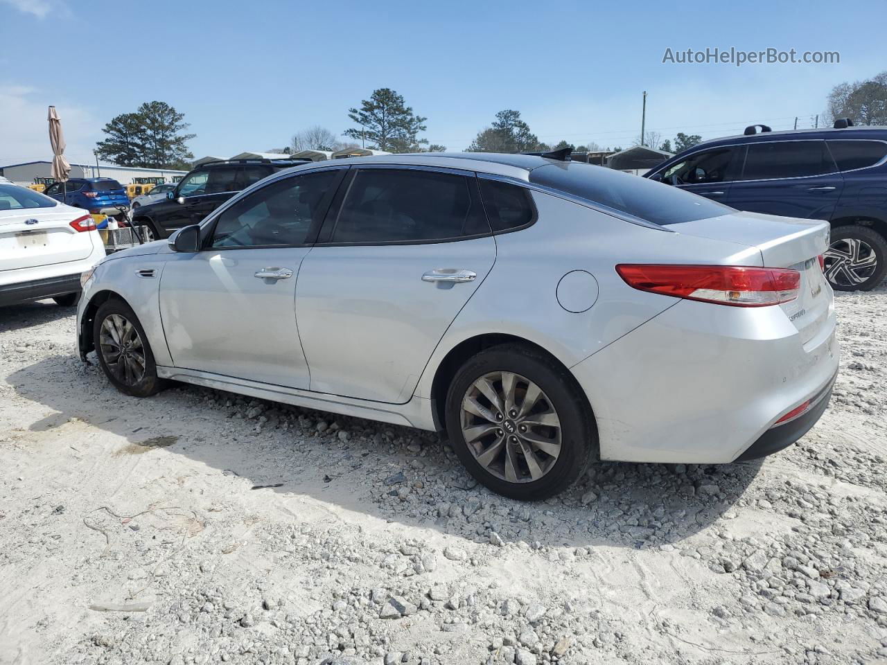 2016 Kia Optima Ex Gray vin: 5XXGU4L36GG005177