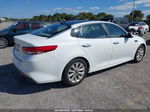 2016 Kia Optima Ex White vin: 5XXGU4L36GG012050