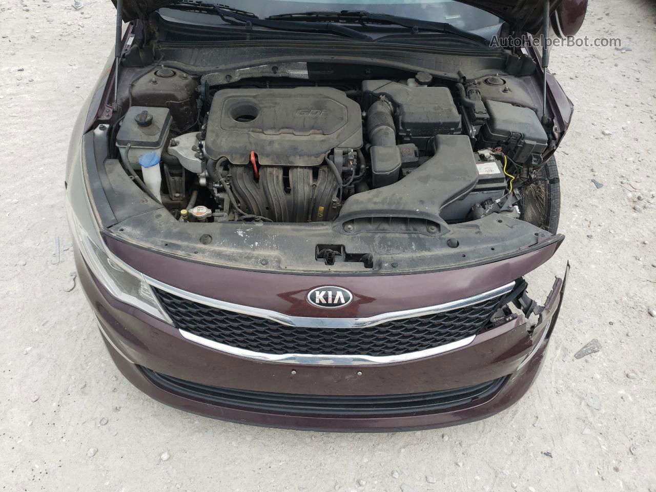 2016 Kia Optima Ex Maroon vin: 5XXGU4L36GG085158