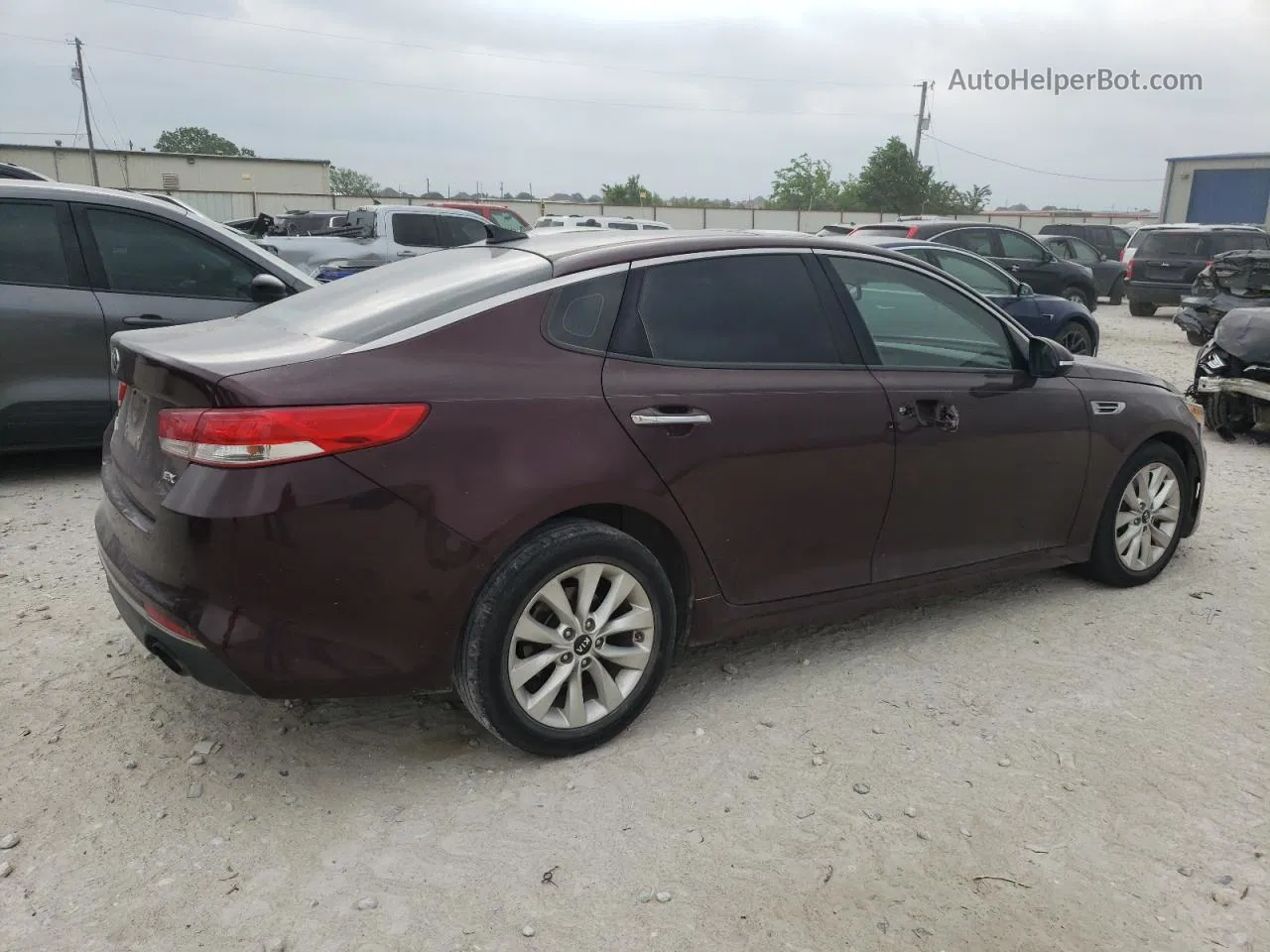 2016 Kia Optima Ex Темно-бордовый vin: 5XXGU4L36GG085158