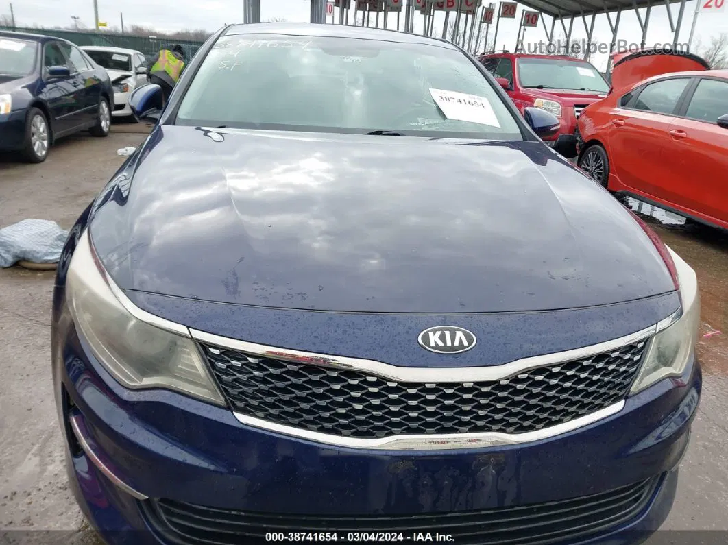 2016 Kia Optima Ex Blue vin: 5XXGU4L36GG091820