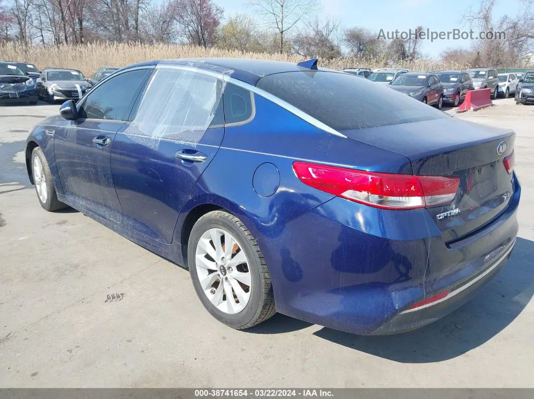 2016 Kia Optima Ex Blue vin: 5XXGU4L36GG091820