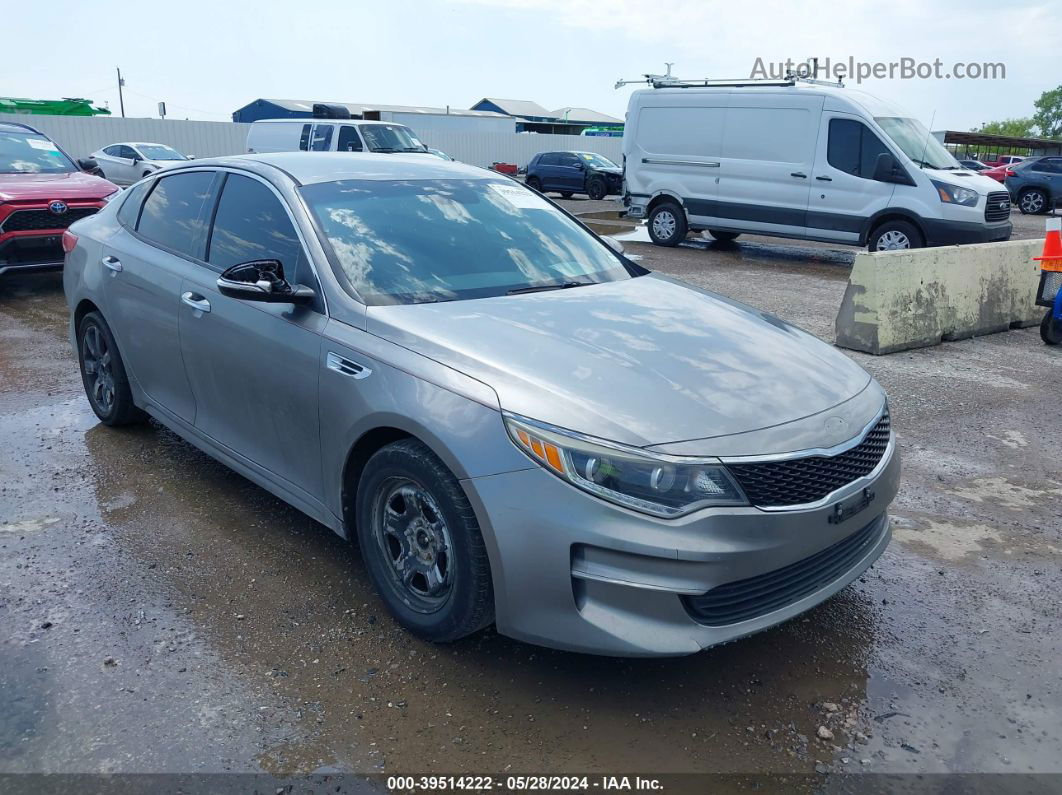 2016 Kia Optima Ex Silver vin: 5XXGU4L36GG097746