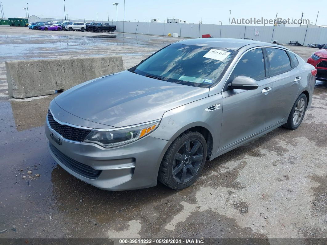 2016 Kia Optima Ex Silver vin: 5XXGU4L36GG097746