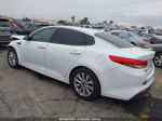 2018 Kia Optima Ex White vin: 5XXGU4L36JG196929