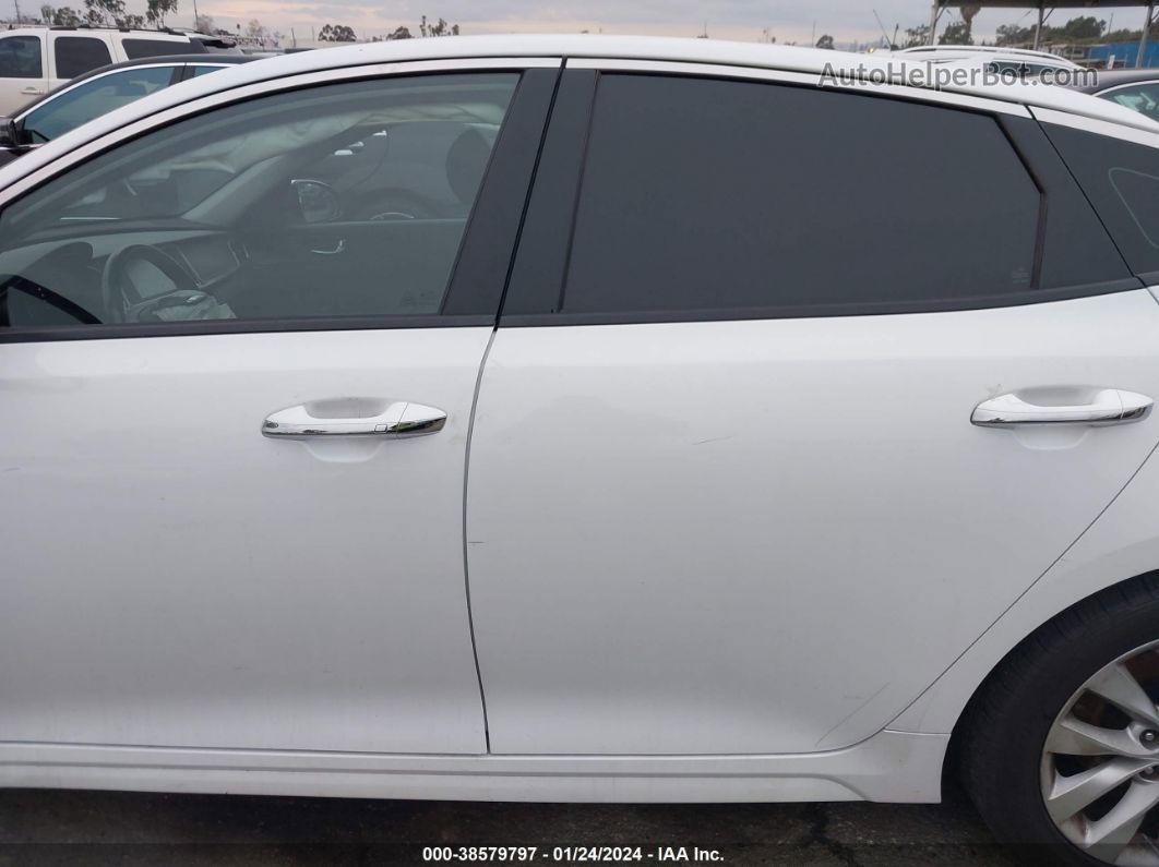 2018 Kia Optima Ex White vin: 5XXGU4L36JG196929