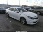 2016 Kia Optima Ex White vin: 5XXGU4L37GG051360