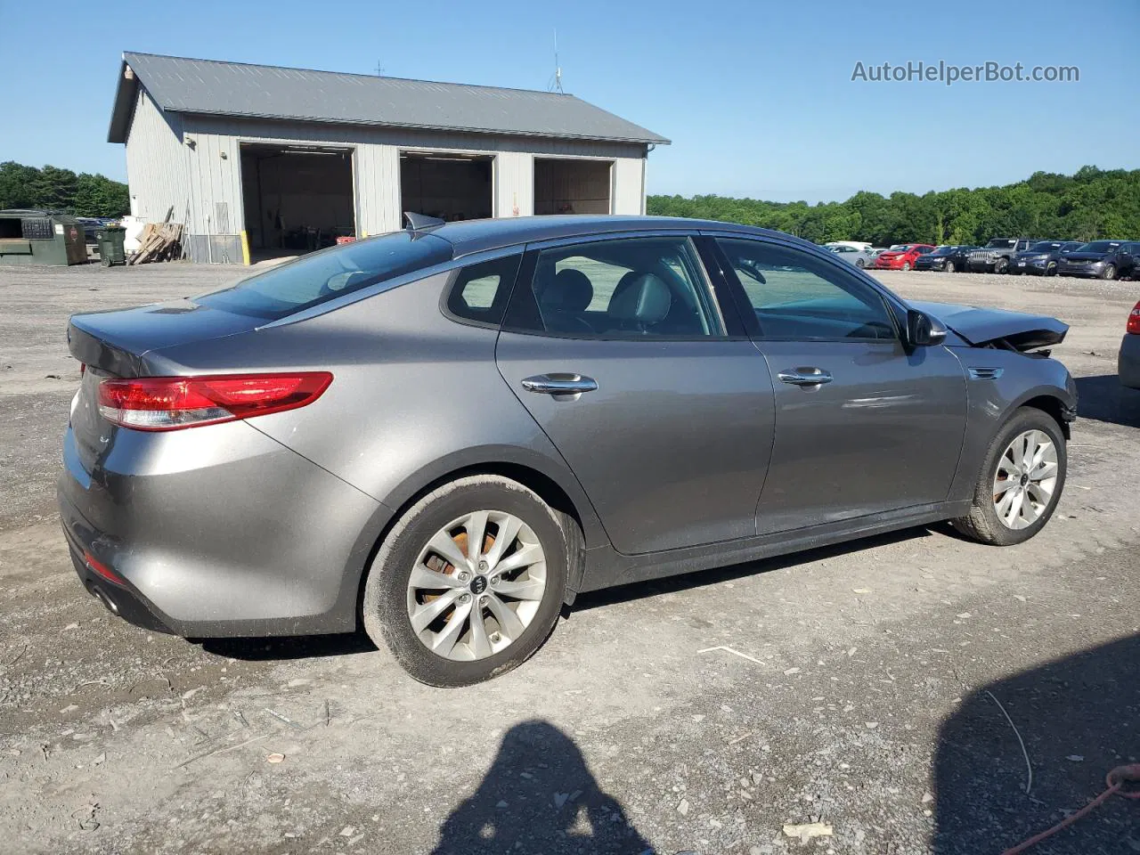 2016 Kia Optima Ex Gray vin: 5XXGU4L37GG104560