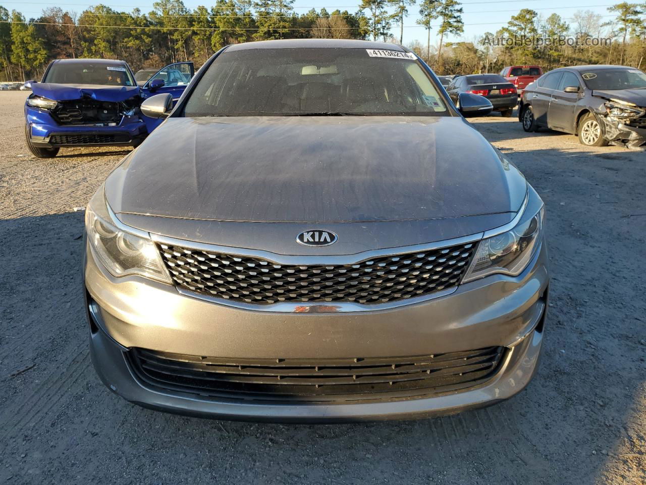 2017 Kia Optima Ex Gray vin: 5XXGU4L37HG158698