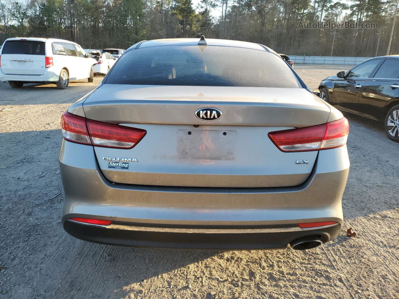 2017 Kia Optima Ex Gray vin: 5XXGU4L37HG158698