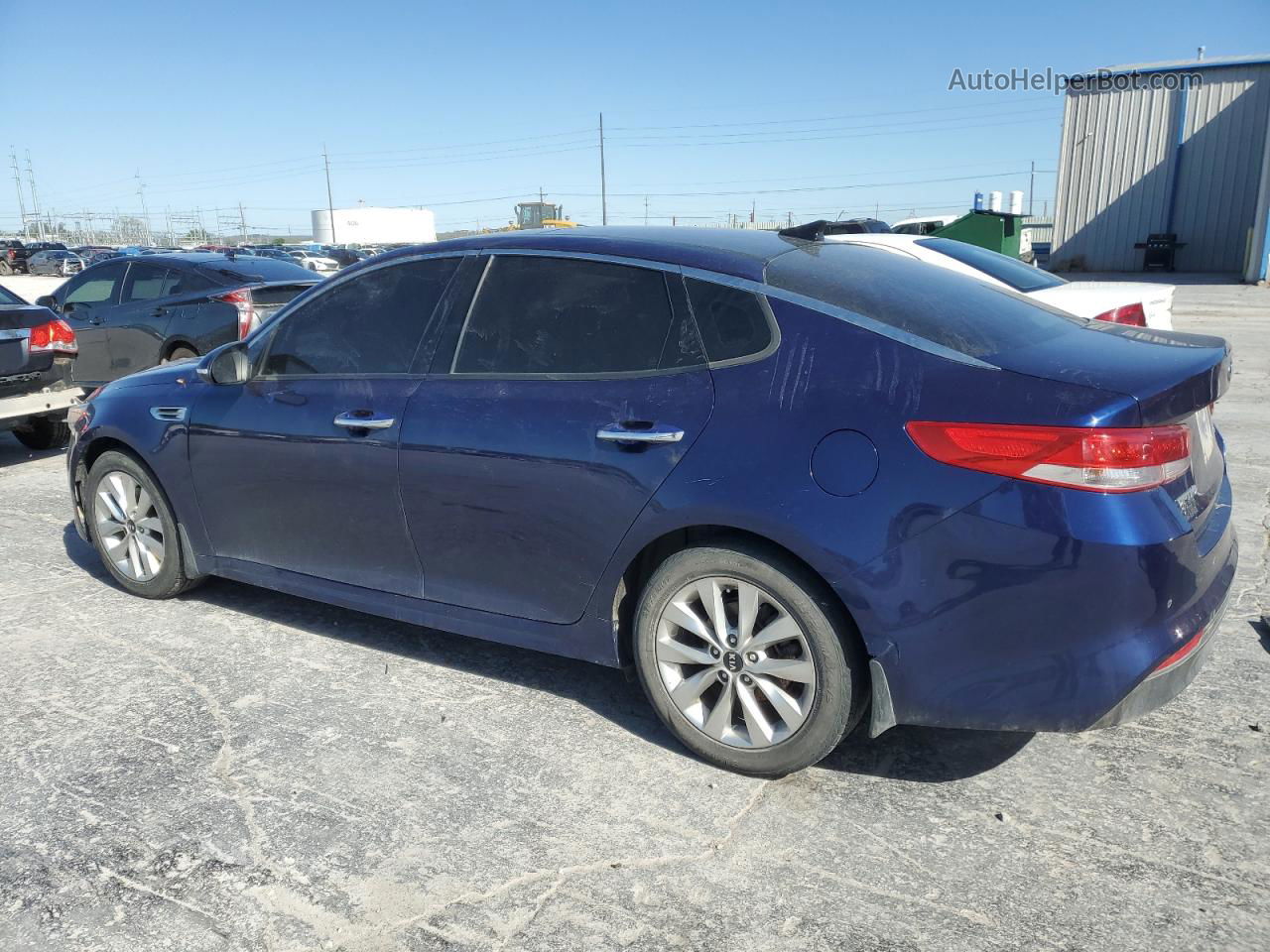 2017 Kia Optima Ex Blue vin: 5XXGU4L37HG160273