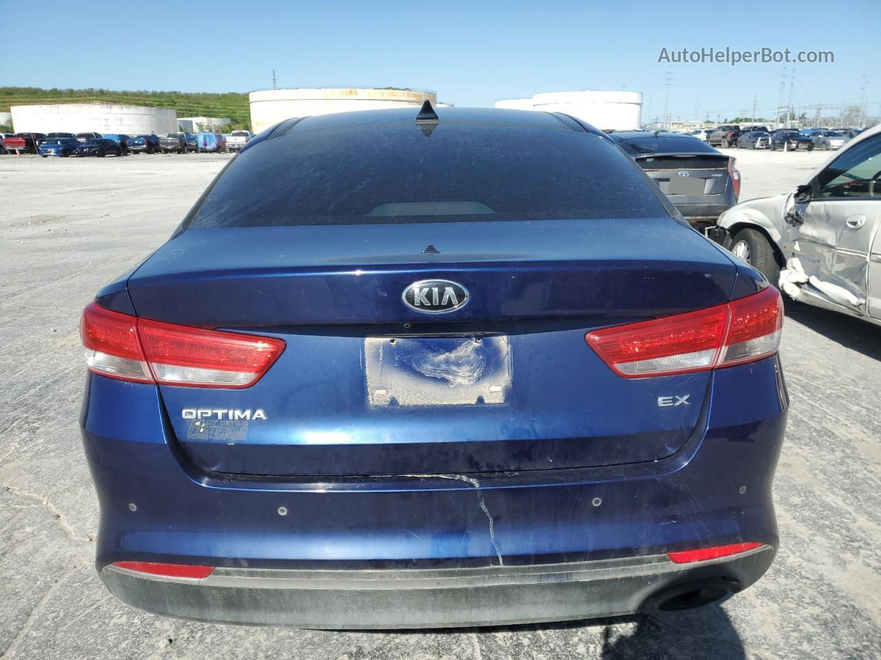 2017 Kia Optima Ex Blue vin: 5XXGU4L37HG160273