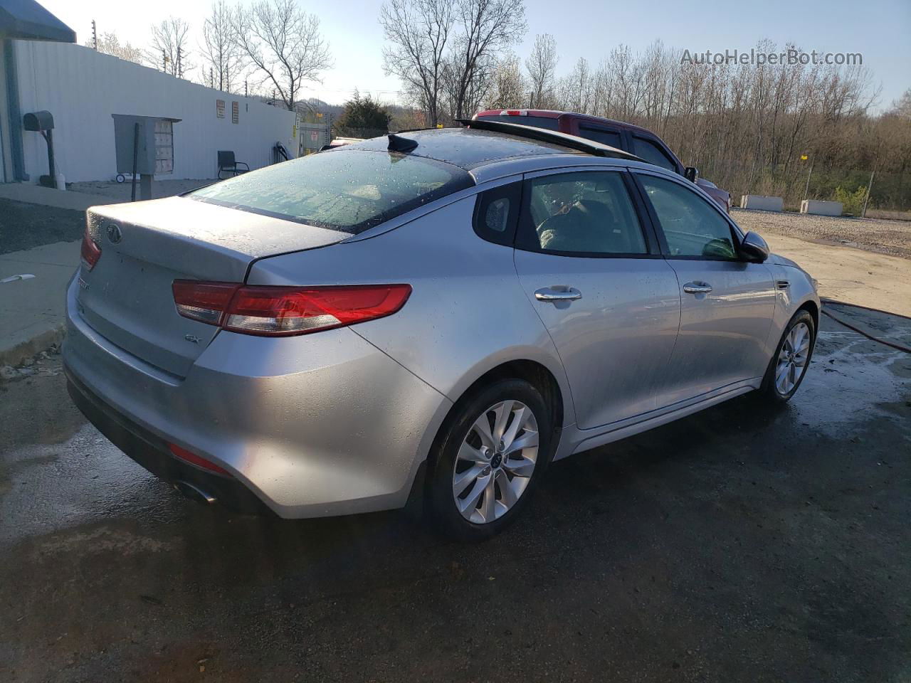 2018 Kia Optima Ex Silver vin: 5XXGU4L37JG212412