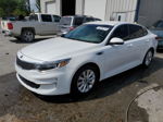 2016 Kia Optima Ex White vin: 5XXGU4L38GG017198