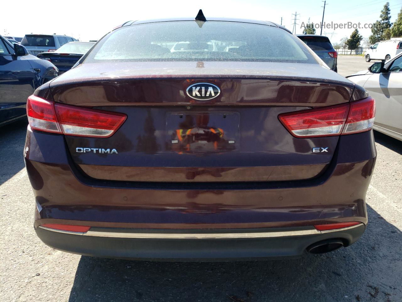 2016 Kia Optima Ex Purple vin: 5XXGU4L38GG094508