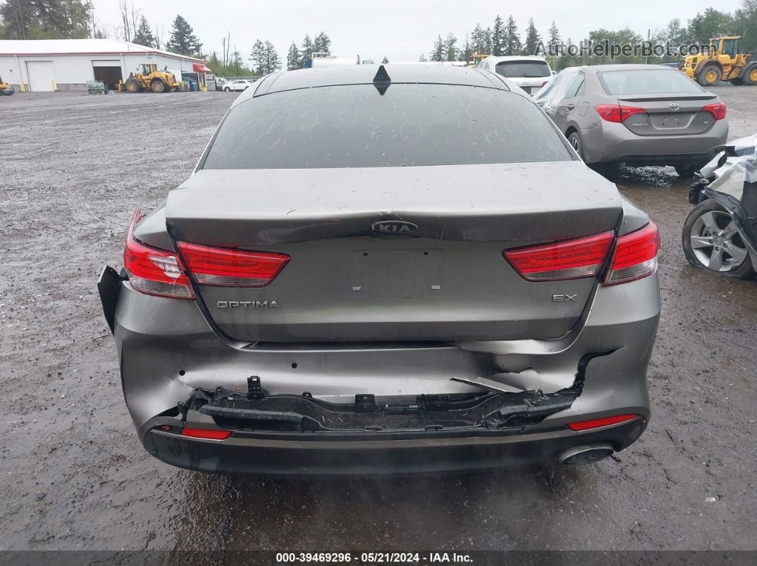 2018 Kia Optima Ex Gray vin: 5XXGU4L38JG210202