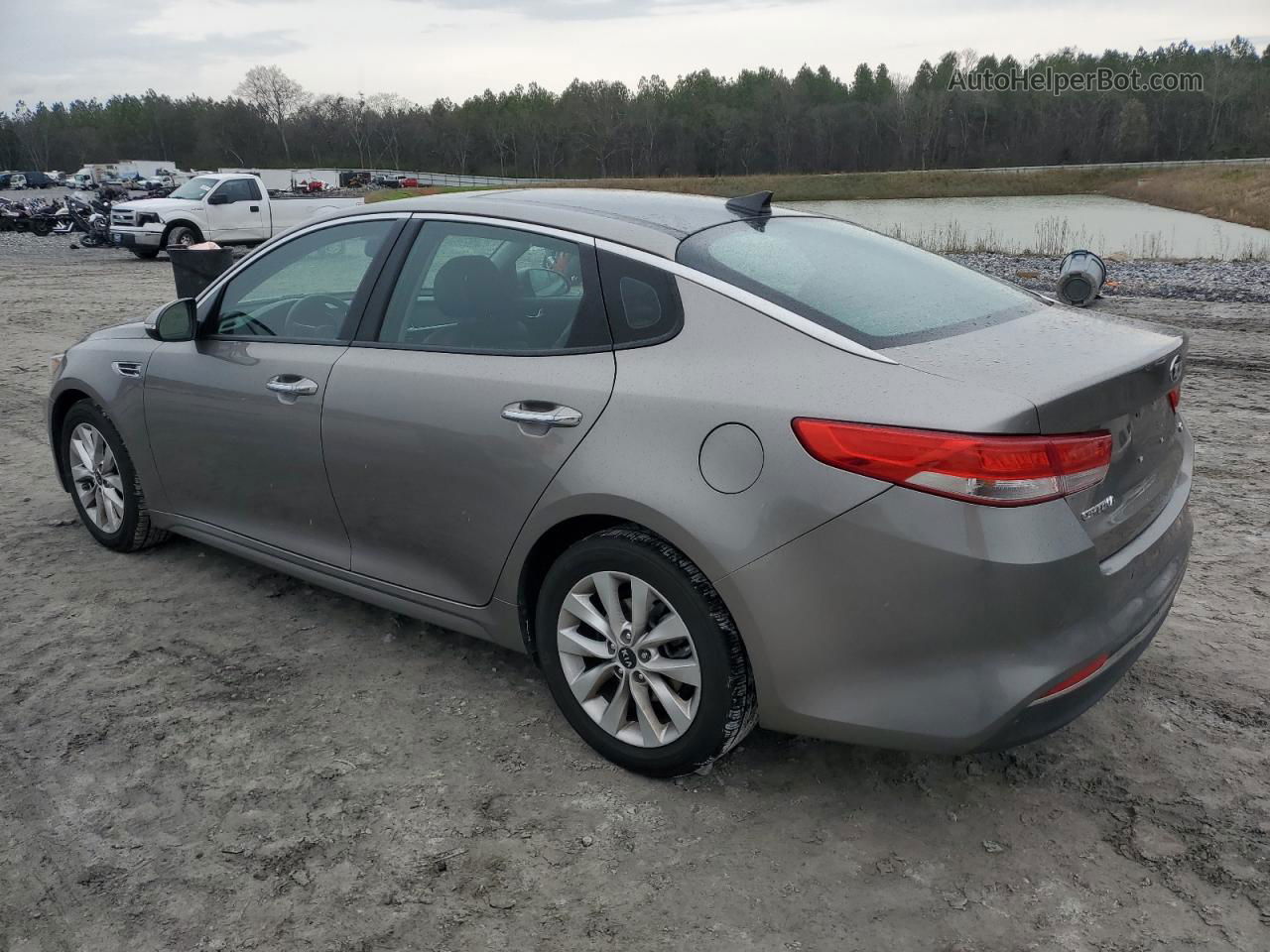 2018 Kia Optima Ex Gray vin: 5XXGU4L38JG214704